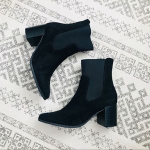Express Suede Booties